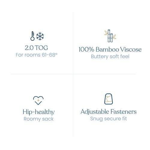 Halo Supersoft Viscose Sleepsack Swaddle In Gray