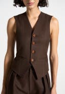 Manière De Voir Christine Tailored Cinch Waistcoat