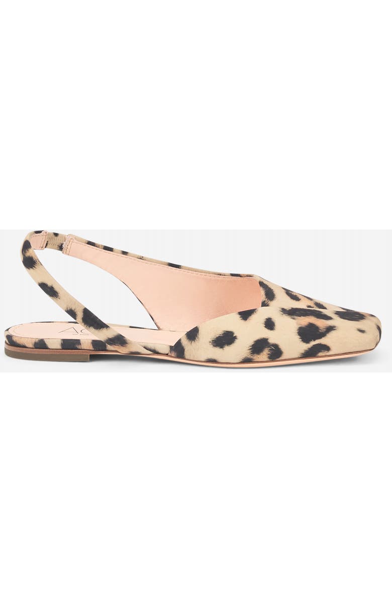 AGL Rina Sling Back Ballet, Main, color, Leo Print