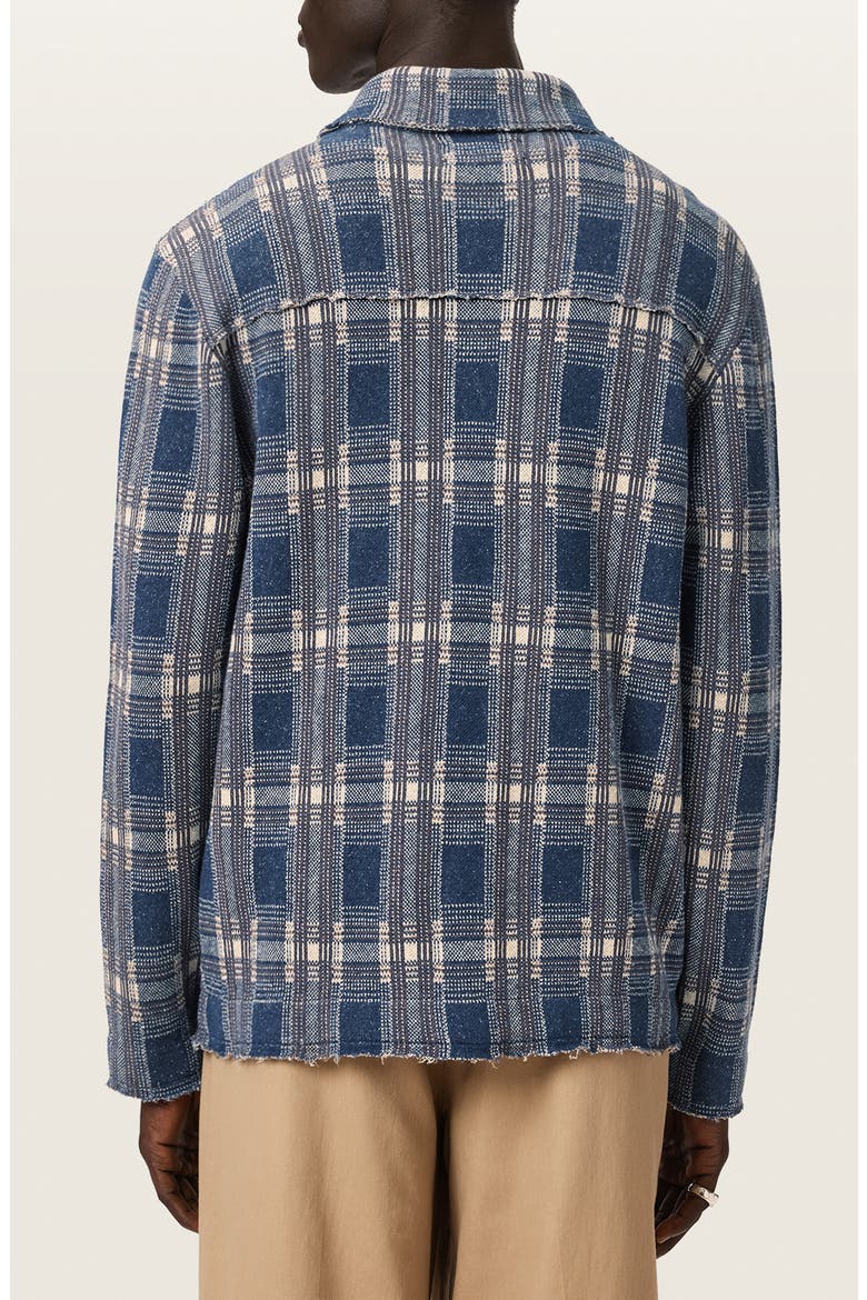 Solmar Knitted Check Cardigan, Alternate, color, MOONSTONE BLUE