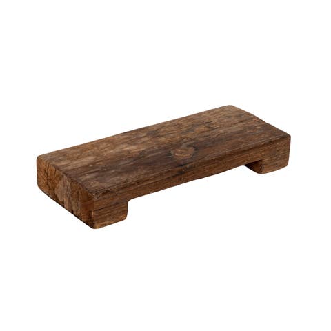 Found Decorative Wood Pedestal (Each one will vary)