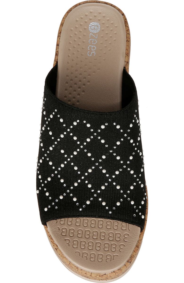 BZees Royal Wedge Sandal, Alternate, color,