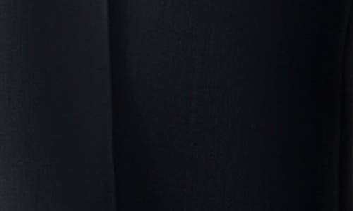 Akris Fiyuki Wool Blend Double Face Wide Leg Pants In Black