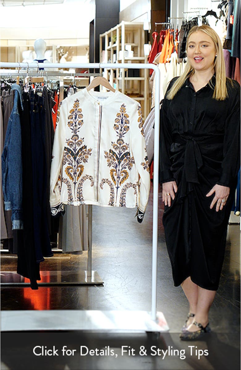 Hoku Floral Stripe Top, sales video thumbnail