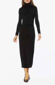 Alexia Admor Veda Long Sleeve Mock Neck Dress