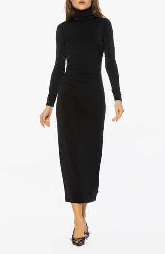 Alexia Admor Veda Long Sleeve Mock Neck Dress