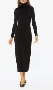 Alexia Admor Veda Long Sleeve Mock Neck Dress