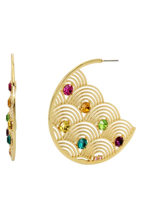 KURT GEIGER KURT GEIGER LONDON SOUTHBANK DISC HOOP EARRINGS 