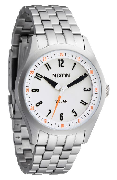 Nixon Echo Solar Automatic Bracelet Watch, 38mm In Metallic