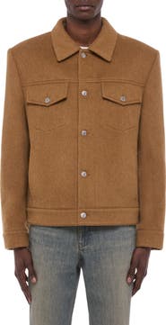 Helmut Lang Recycled Wool Blend Trucker Jacket
