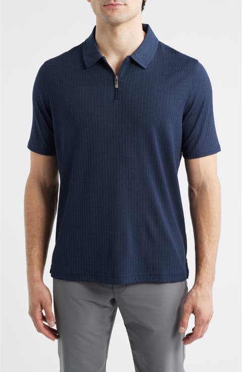 Finn Rib Zip Polo