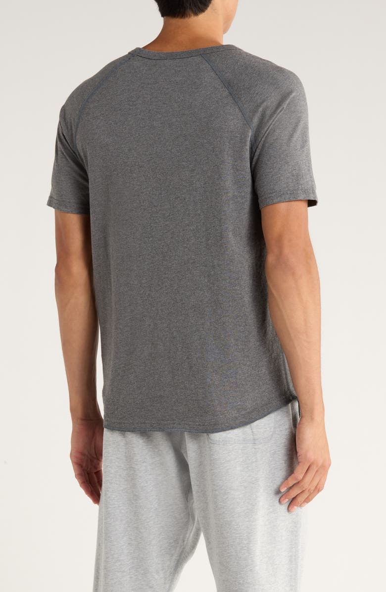 Reigning Champ Lightweight Jersey Raglan T-Shirt, Alternate, color, Heather Carbon