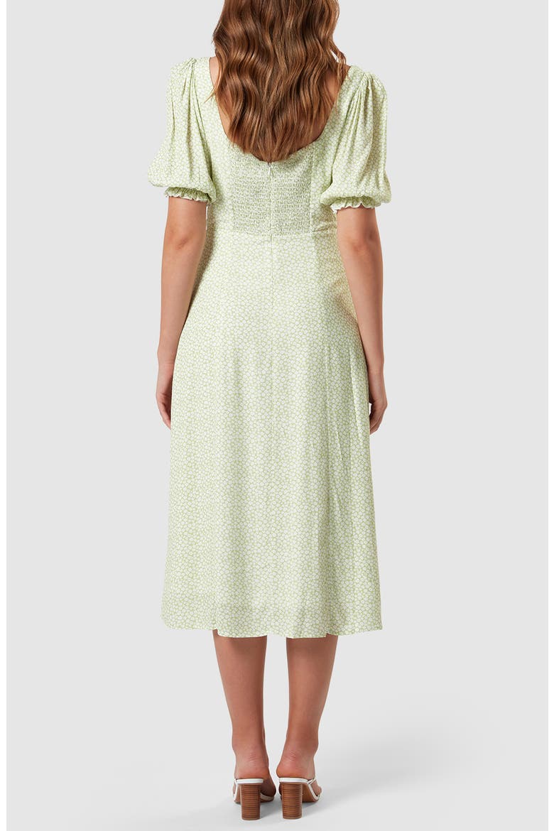 Mia Print Midi Dress, Alternate, color, POSY