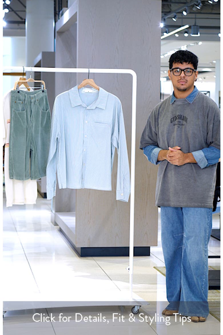Stripe Button-Up Shirt video