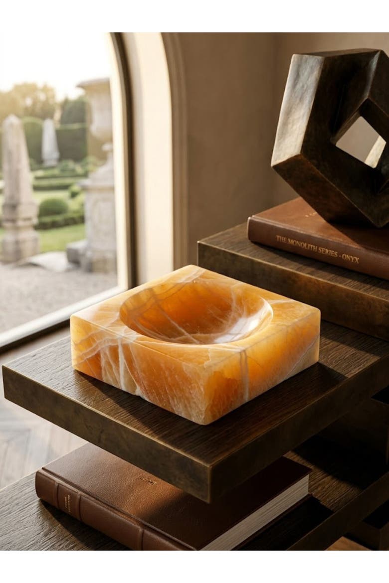 Marigold Onyx Bowl - Small, Alternate, color, Orange
