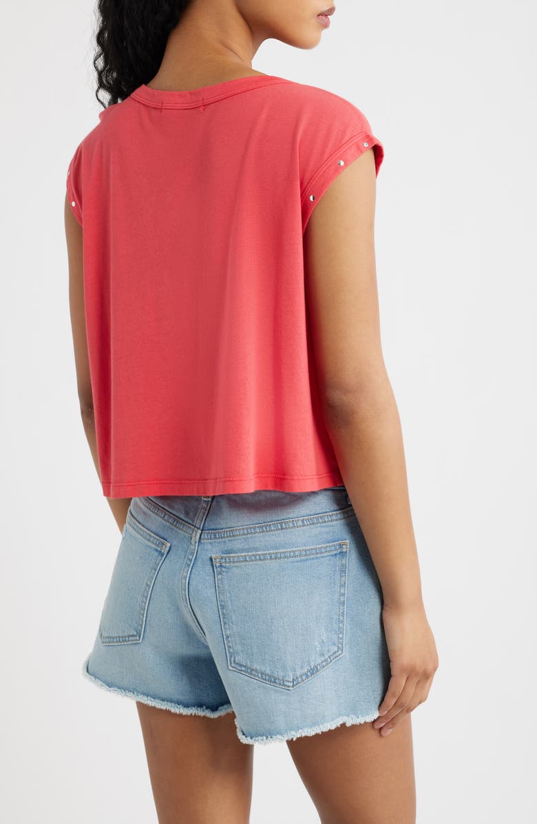 Daydreamer Rodeo Swing Muscle T-Shirt, Alternate, color, Deep Sea Coral