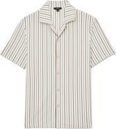 Reiss Percey Stripe Camp Shirt