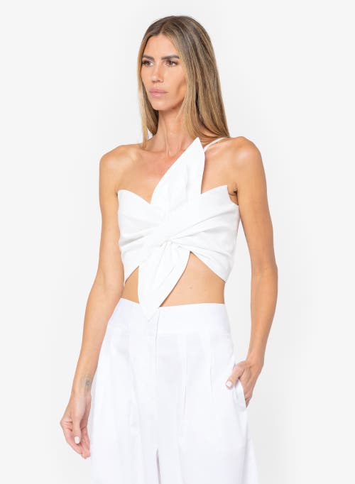 Jbq Orchid Mini Top In White