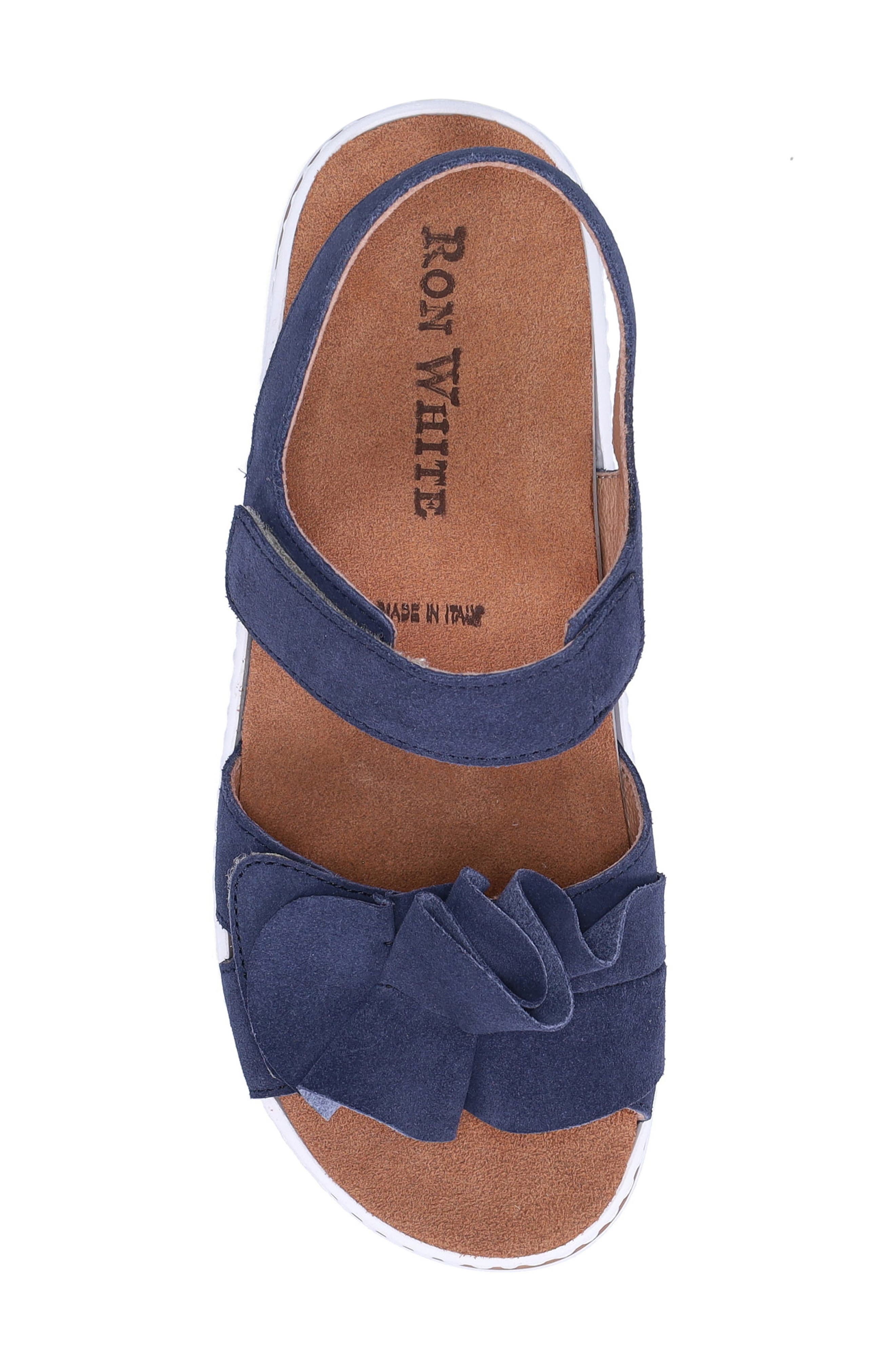 Ron White Frances Slingback Platform Wedge Sandal, Alternate, color, French Navy