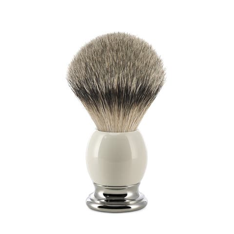 Sophist Porcelain & Chrome Silvertip Badger Shaving Brush