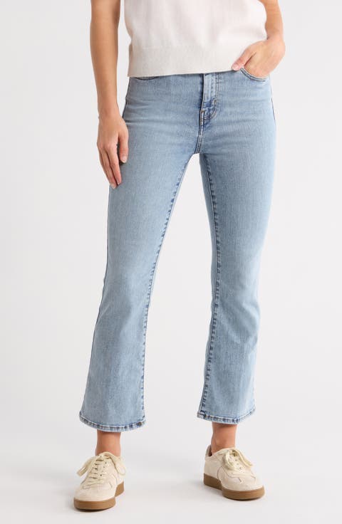 Le Cropped Mini Bootcut Jeans
