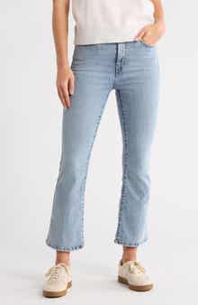 FRAME Le Cropped Mini Bootcut Jeans