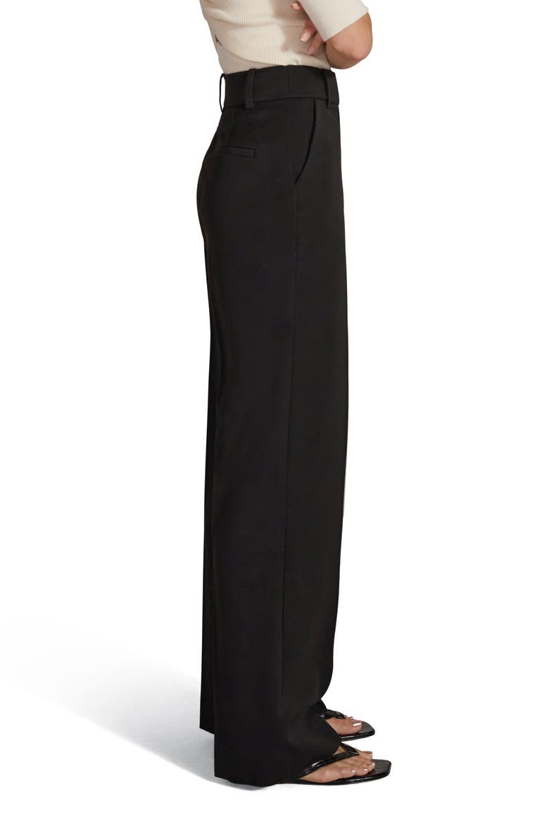 The Fiona High Waist Wide Leg Pants, Alternate, color, BLACK