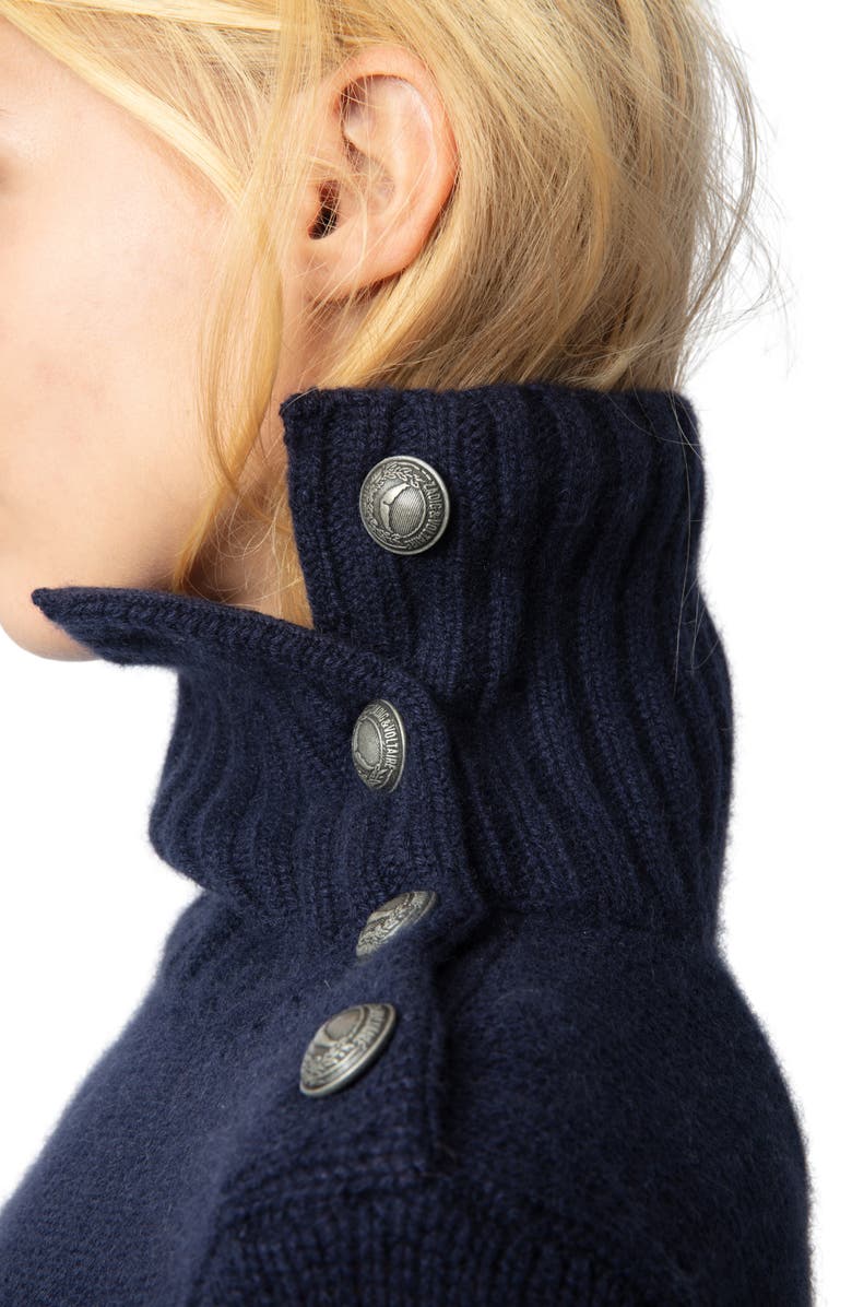 Zadig & Voltaire Nalma Cashmere Sweater, Alternate, color, 