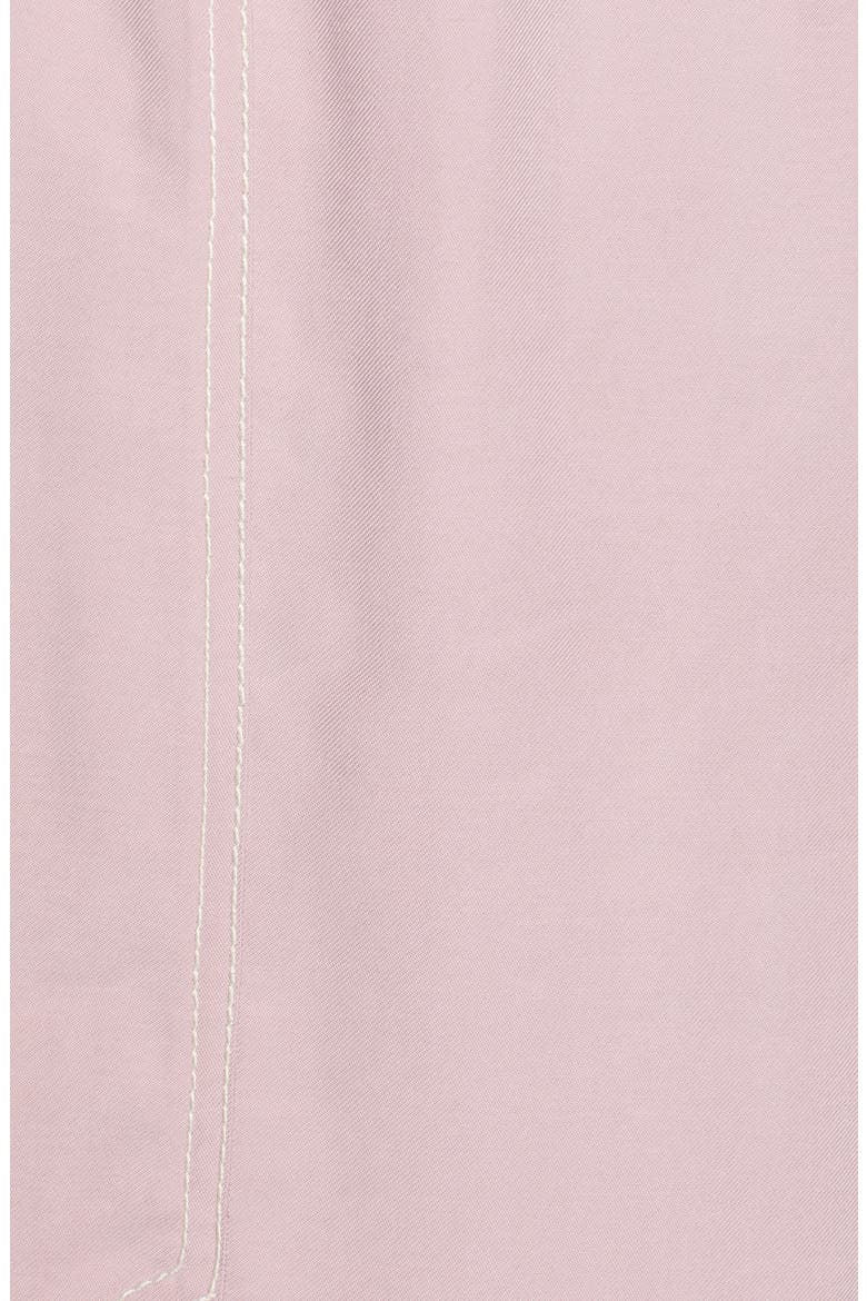 Draped Trench Coat, Alternate, color, DUSTY PINK
