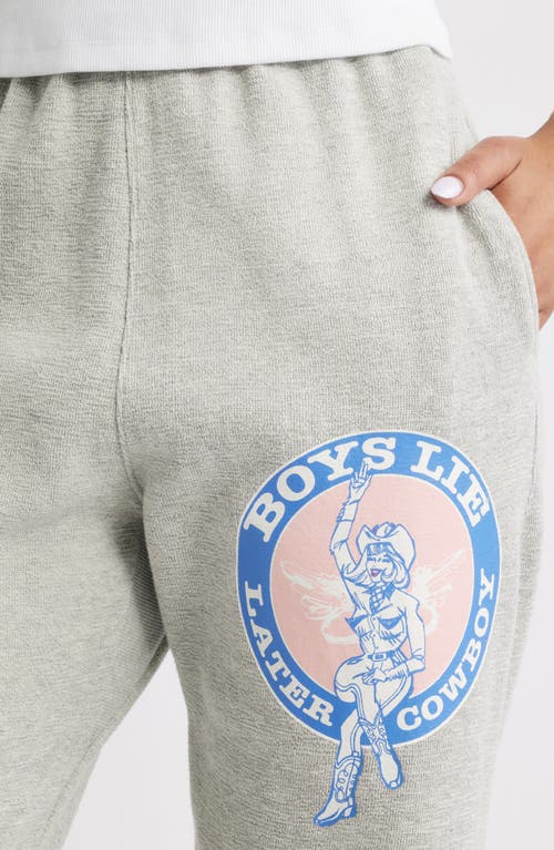 Boys Lie Later Cowboy Mack Slim Cotton Sweatpants