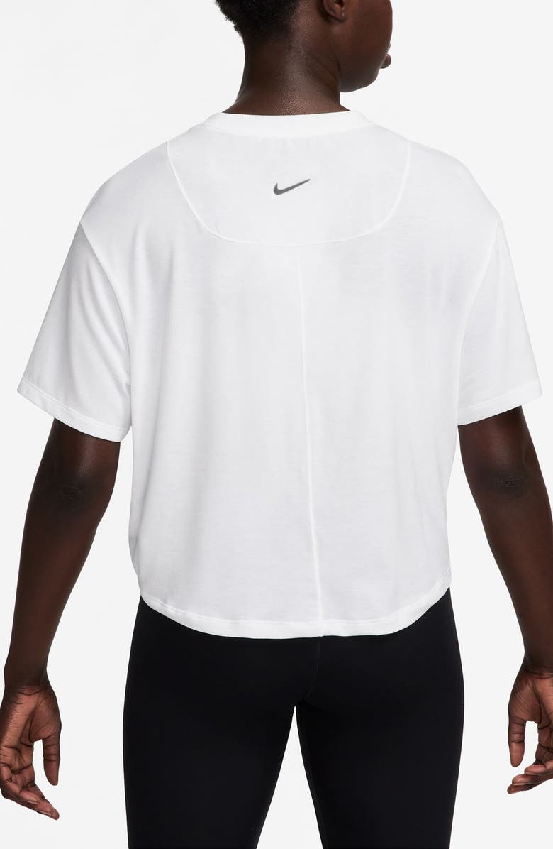 Nike One Relaxed Dri-FIT Crop Top, Alternate, color, 100 100 White/Clear