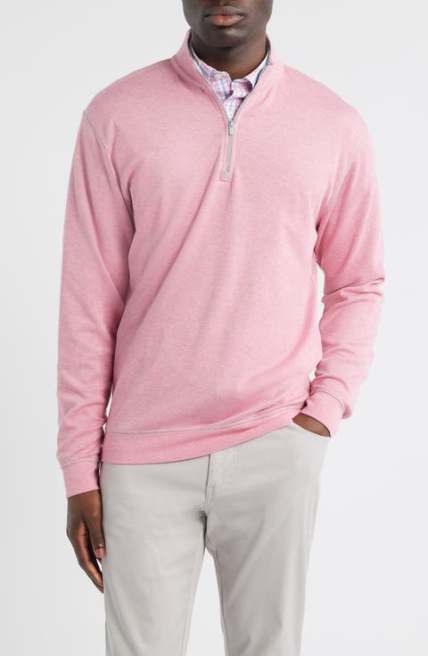 Hanks Heathered Quarter Zip Pullover