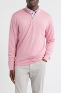 johnnie-O Hanks Heathered Quarter Zip Pullover