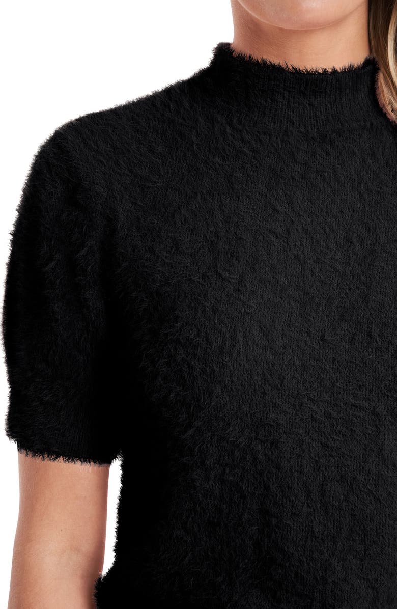 CeCe Eyelash Mock Neck Sweater, Alternate, color, 