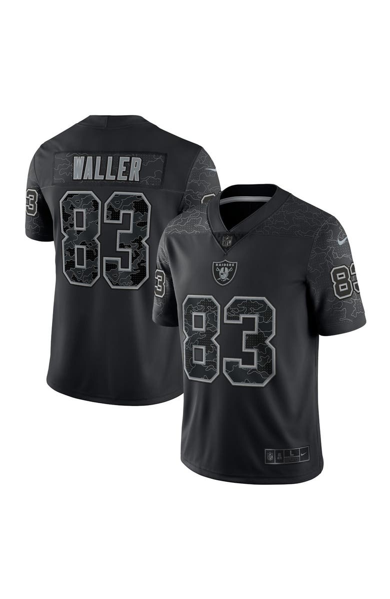 Nike Men's Nike Darren Waller Black Las Vegas Raiders RFLCTV Limited Jersey, Main, color, 