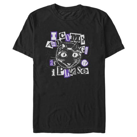 Men's The Cat Come and Go Scrapbook Short Sleeve T-Shirt