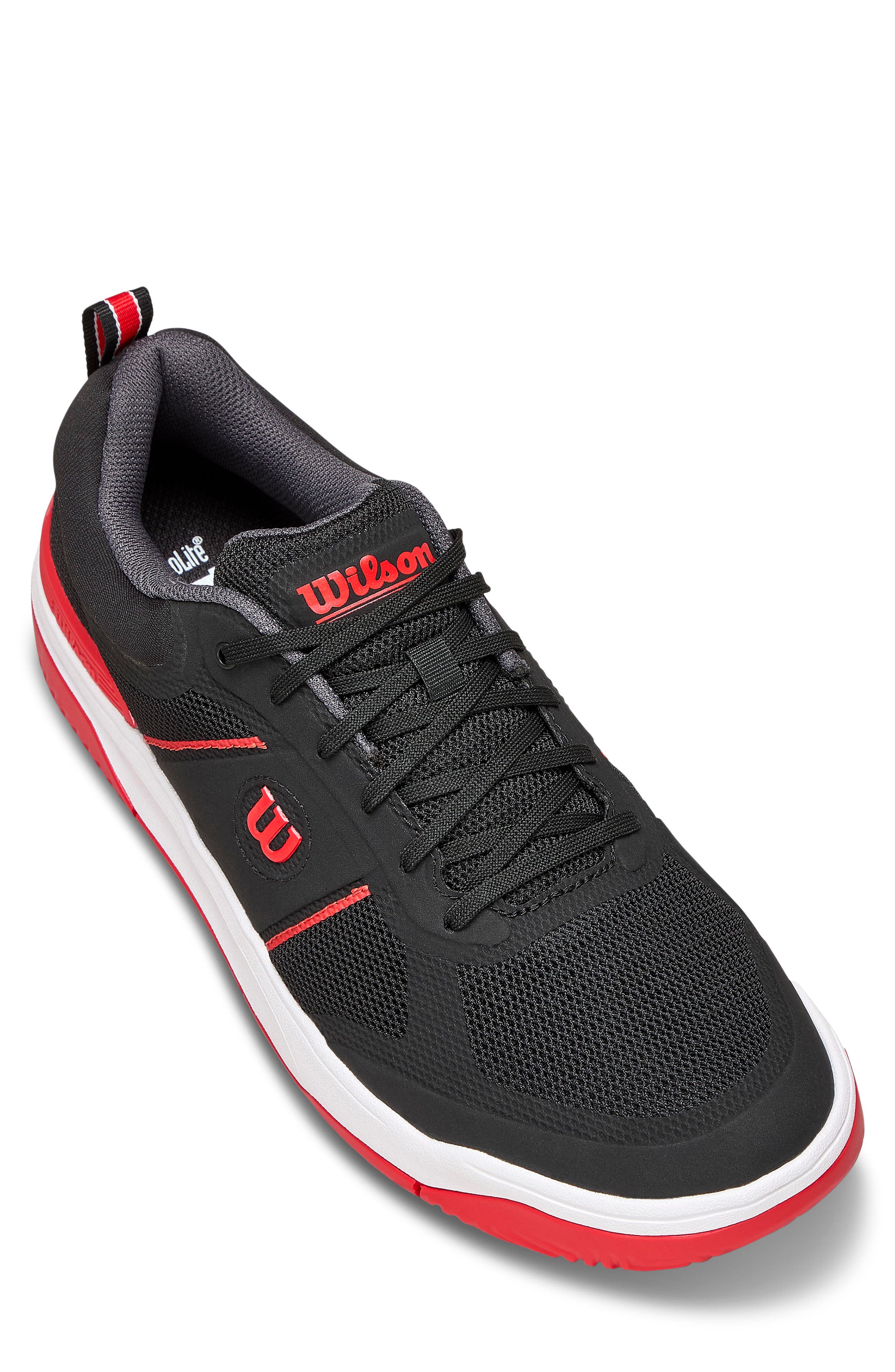 Pickle Pro Pickleball Sneaker, Main, color, BLACK/INFRARED/CLEAR WHITE