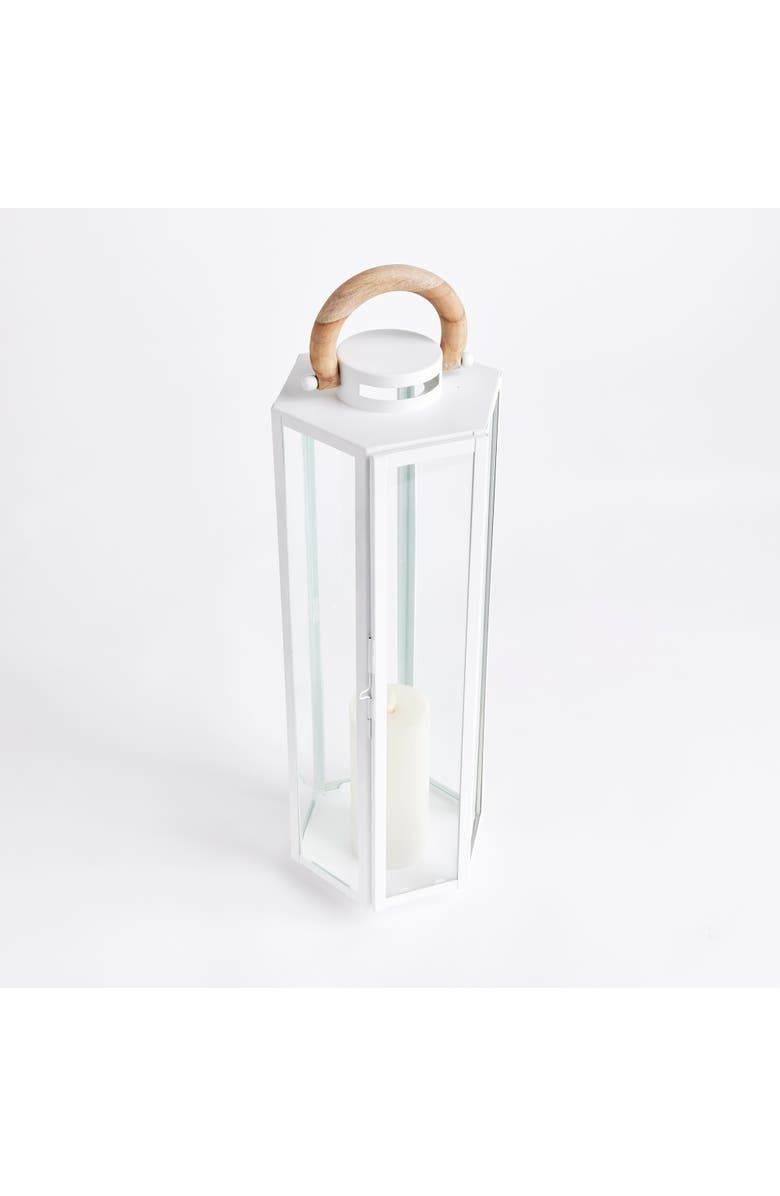 Napa Home & Garden Dockside Outdoor Lantern, Alternate, color, White