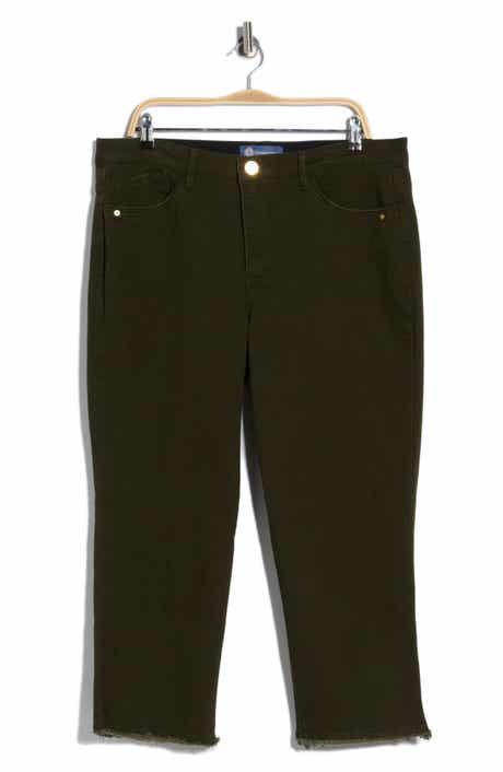 High Waist Slim Straight Leg Jeans