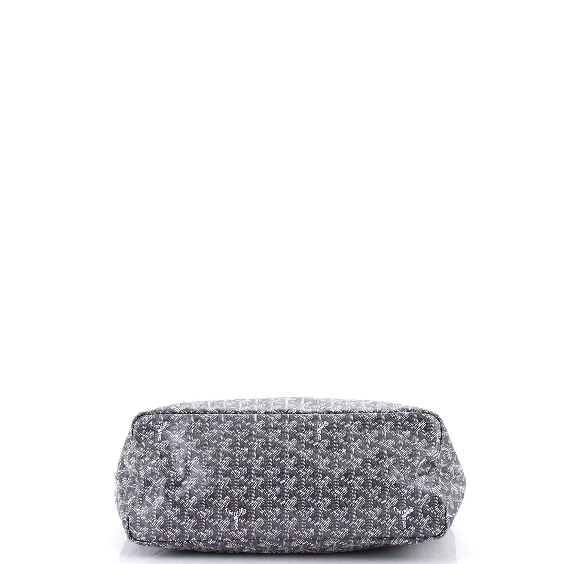 Pre-Owned Goyard Saint Louis Tote Coated Canvas PM, Alternate, color, Gray