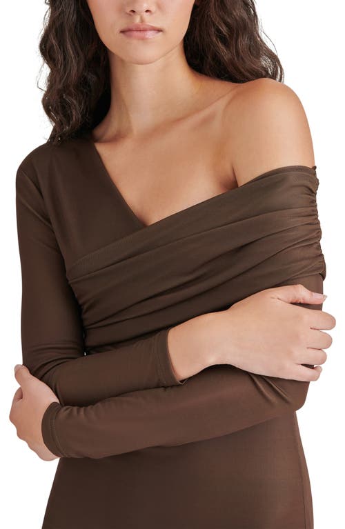 Steve Madden Bevelyn One-shoulder Long Sleeve Body-con Midi Dress
