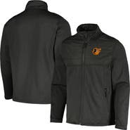 DUNBROOKE Men's Dunbrooke Heather Black Baltimore Orioles Explorer Full-Zip Jacket