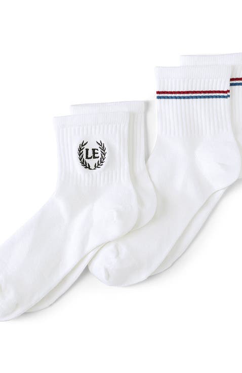 Quarter Crew Socks 2pk