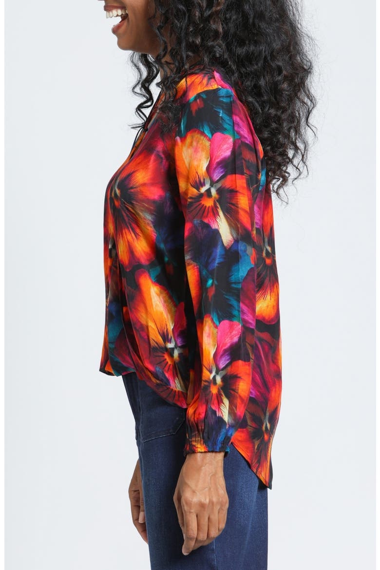 Crossover Tassel Top, Alternate, color, JEWEL-TONE TWILIGHT