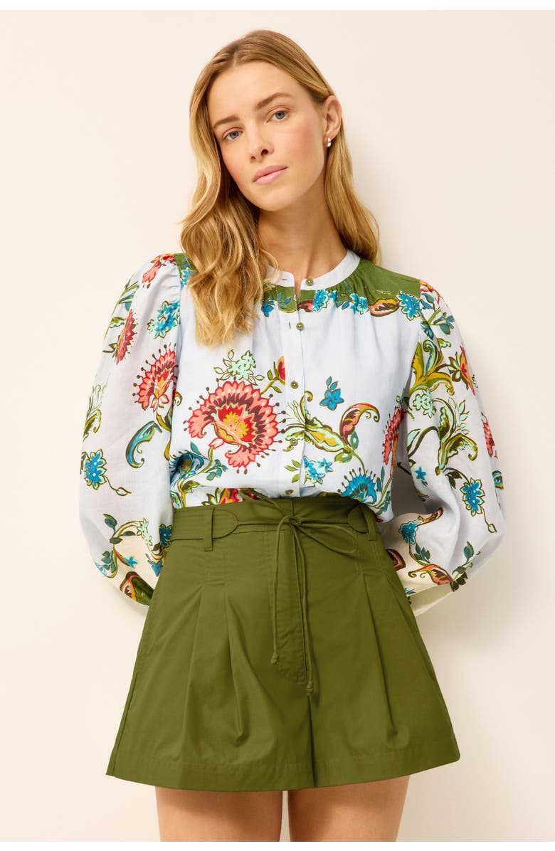 Marie Oliver Kendra Blouse, Main, color, Delphi