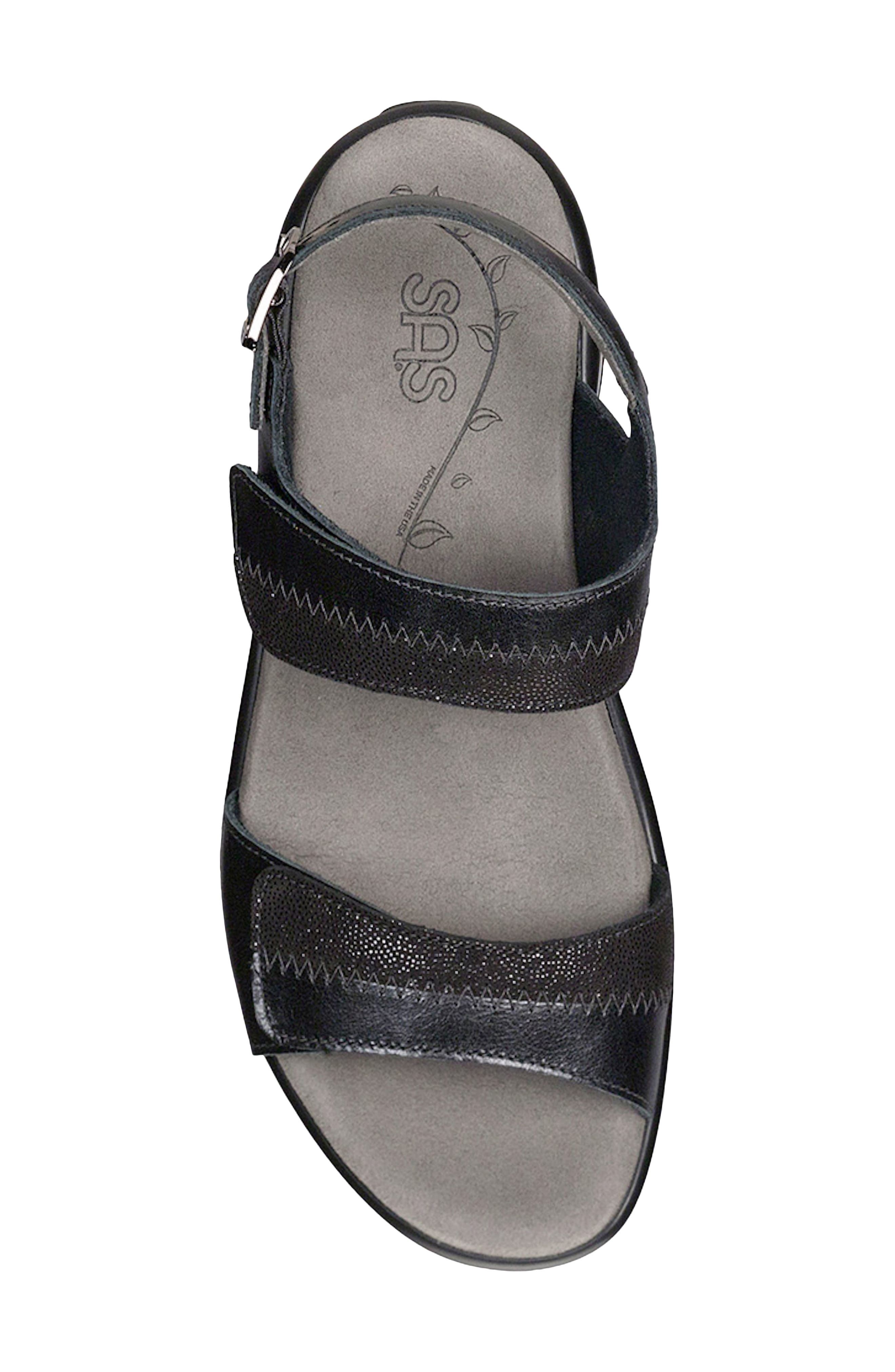 SAS Nudu Sandal, Alternate, color, Midnight
