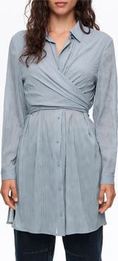 BIMBA Y LOLA Pleated Long Shirt