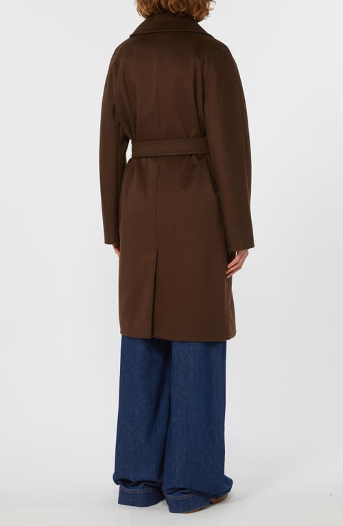 Weekend Max Mara Corte Virgin Wool Coat In Black