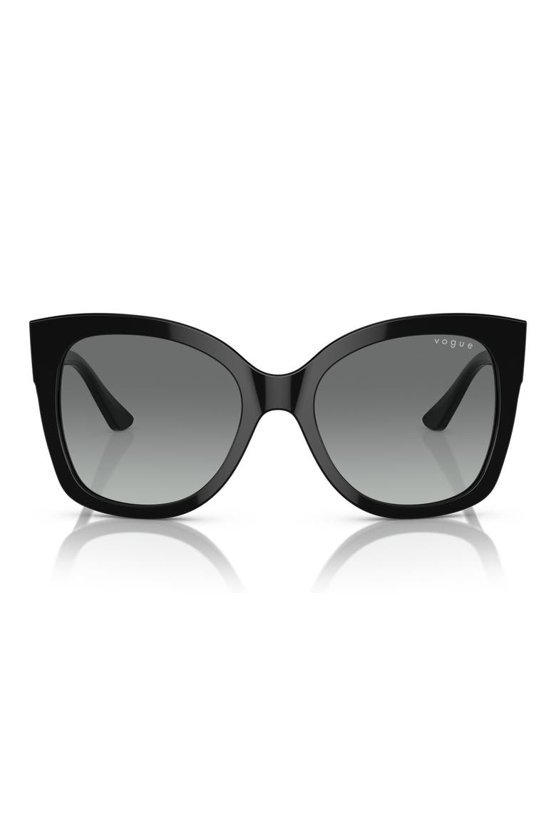 VO5338S 54mm Square Sunglasses, Main, color, BLACK / GREY GRADIENT