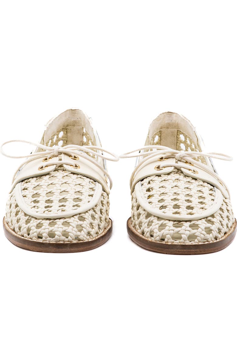 Andrea Gomez Carla Leather Loafer, Alternate, color, White